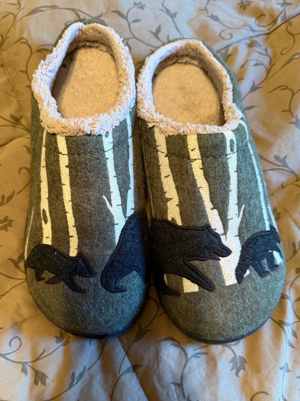 LLBean bear slippers